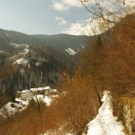Sandon Leonardo - la neve su La Val Moggi e Campigotti